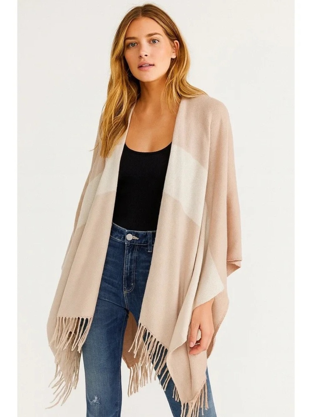 Soia & Kyo Yadira Scarfigan Shawl Poncho OS